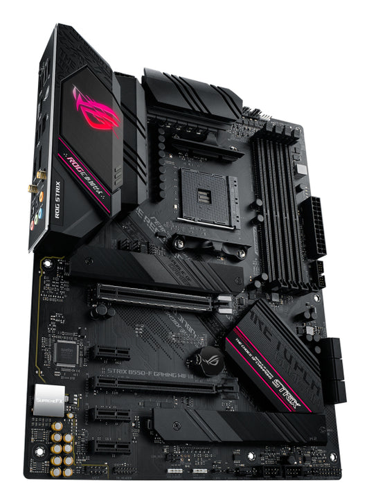 Tarjeta Madre Asus ROG STRIX B550-F GAMING WIFI II 4xDDR4 128GB 4800Mhz HDMI DP PCIe 4.0 M.2 S AM4 Ryzen Wi-Fi 6E ATX