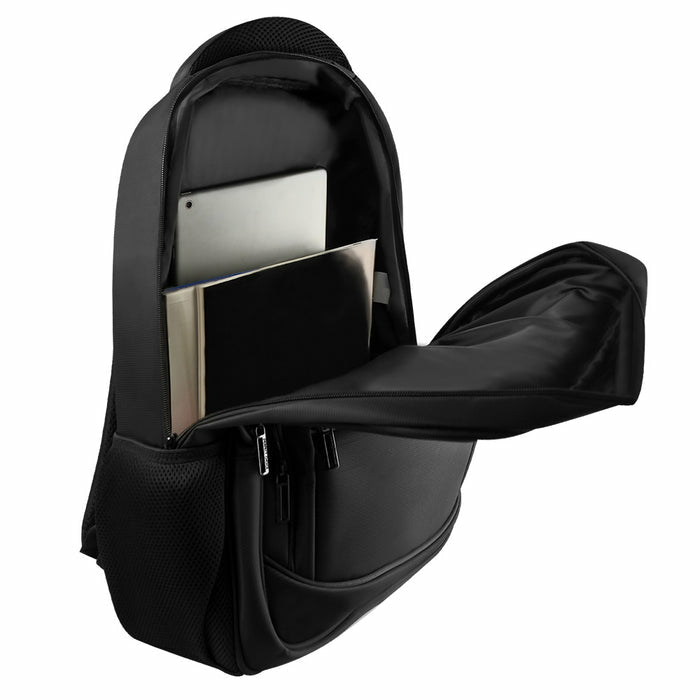 Mochila Perfect Choice Essentials para Laptop de 15.6" a 17" con 4 Compartimentos Color Negro