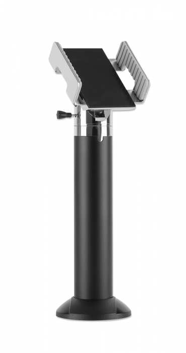 Manhattan 462242 soporte Soporte activo para teléfono móvil Negro, Plata