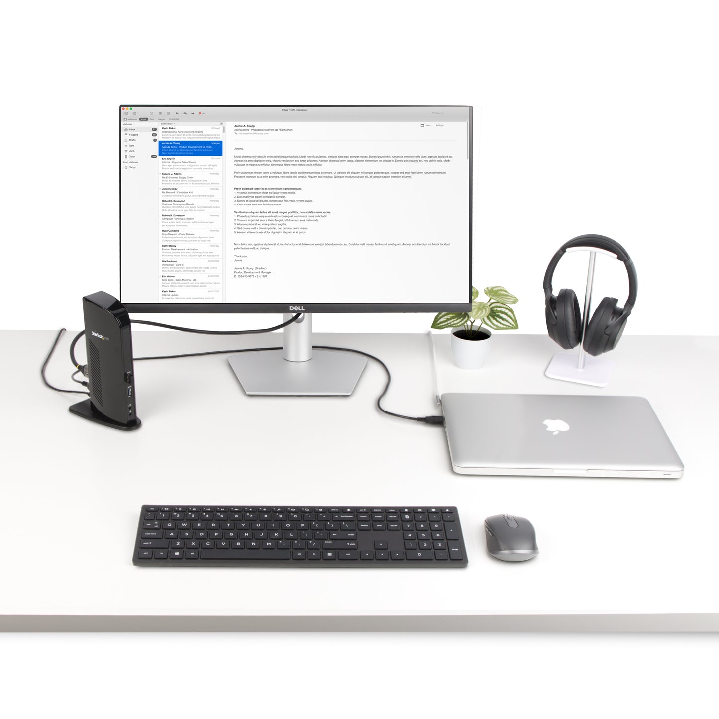 StarTech.com USB3SDOCKHD base para laptop o replicador de puertos Alámbrico USB 3.2 Gen 1 (3.1 Gen 1) Type-B Negro