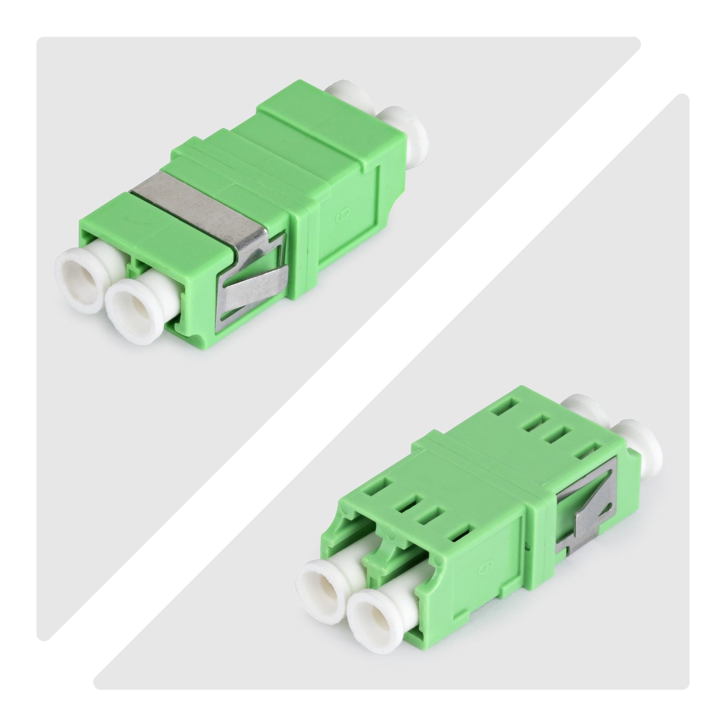 StarTech.com DUPLEXLCAPCNOF adaptador de fibra óptica LC/APC 10 pieza(s) Verde
