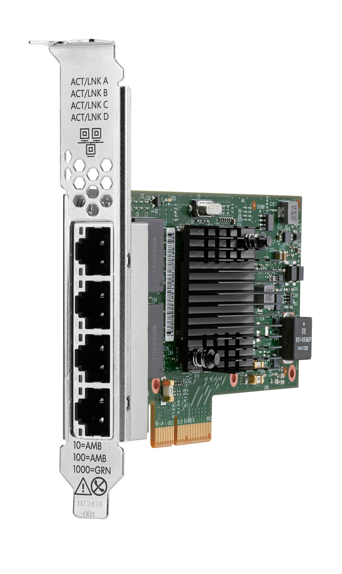 Adaptador HPE Broadcom BCM5719 Ethernet 1 Gb 4 Puertos BASE-T