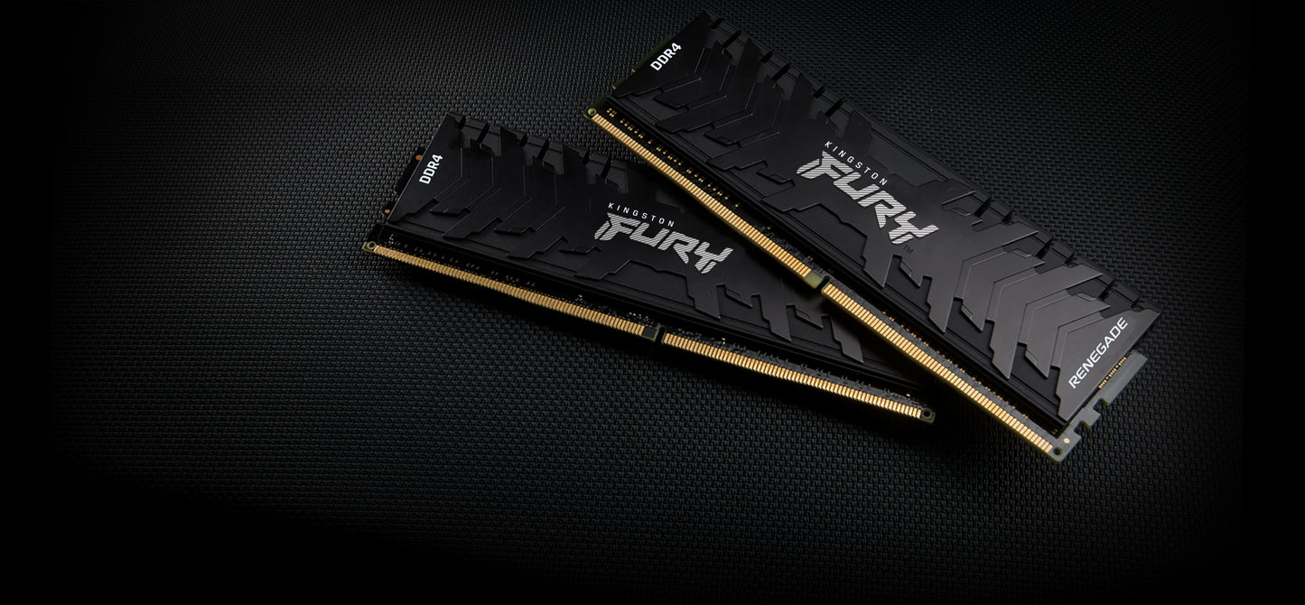 Memoria RAM Kingston DIMM DDR4 16GB 4000MT S Fury Renegade Black XMP CL19 288PIN 1 35V C Disparador de Calor Gamer
