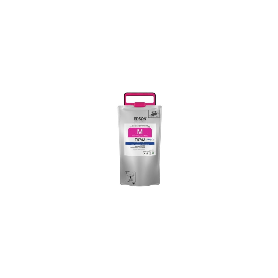 BOLSA DE TINTA EPSON MODELO T974 MAGENTA, ALTA CAPACIDAD PARA WF- C869R,REDIMEINTO 84,000 IMPRESIONES, COSTO PP 0.10C
