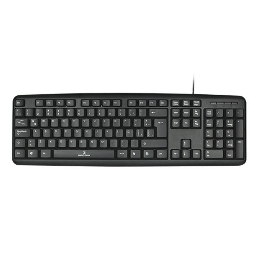 Perfect Choice PC-201038 teclado Hogar USB QWERTY Inglés Negro