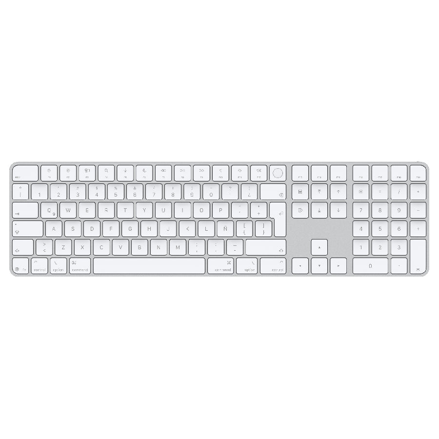 Apple Magic Keyboard teclado Universal USB + Bluetooth QWERTY Blanco