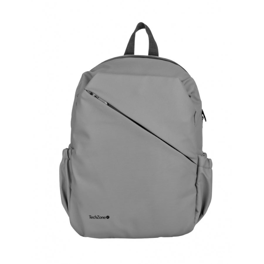 MOCHILA - BACKPACK - TECHZONE- TZLBP29-G - STYLE - 16 PULGADAS - 4 COMPARTIMIENTOS - GRIS