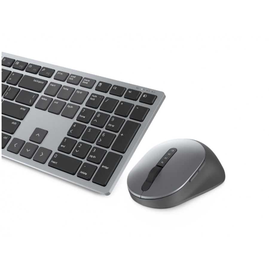 DELL KM7321W teclado Ratón incluido Oficina RF inalámbrico + bluetooth Gris, Titanio