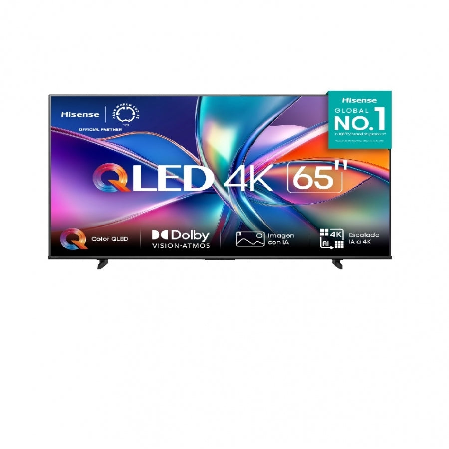 TELEVISION 65 PULGADAS QLED HISENSE 65QD6QV SMART VIDAA TV, UHD 4K, DOLBY VISION, DOLBY ATMOS, WIFI