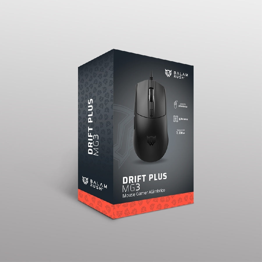 Balam Rush Drift Plus MG3 ratón Juego Diestro USB tipo A Óptico 7200 DPI