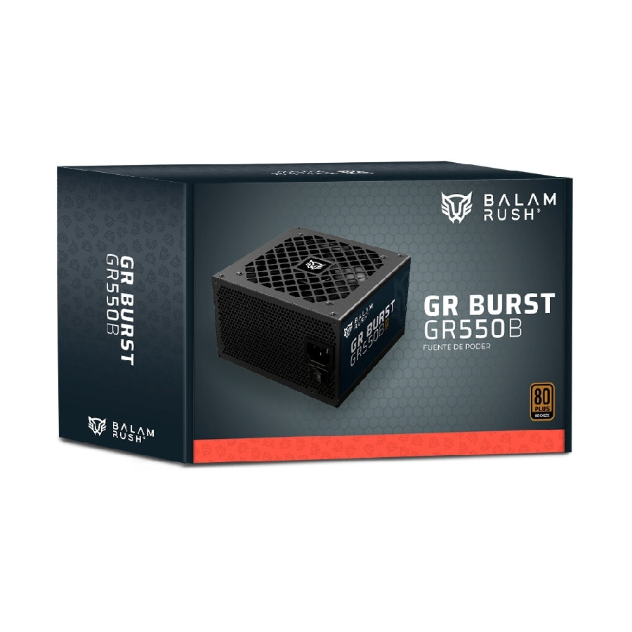 Balam Rush GR Burst GR550B unidad de fuente de alimentación 550 W 24-pines ATX ATX Negro