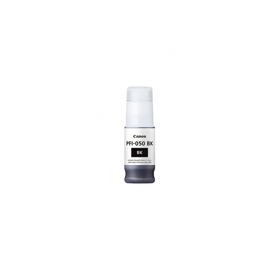 TANQUE DE TINTA CANON PFI-050BK NEGRO, CAPACIDAD 70 ML, COMPATIBLE TA-20,TA-30