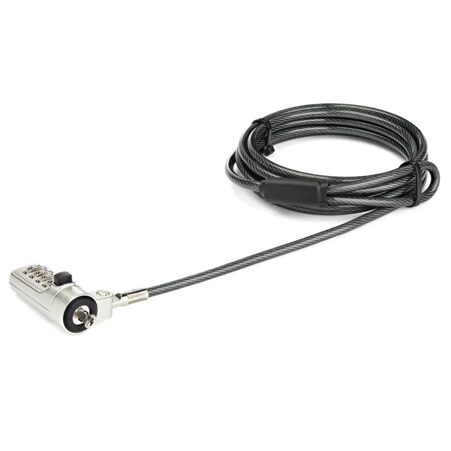 StarTech.com LTLOCKNBL cable antirrobo Negro, Plata 2.043 m