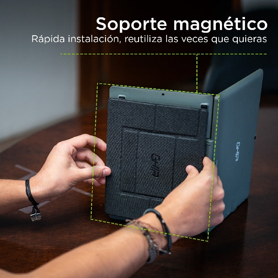 Ghia GAC-225 soporte para laptop Soporte para computadora portátil Gris 39.6 cm (15.6")