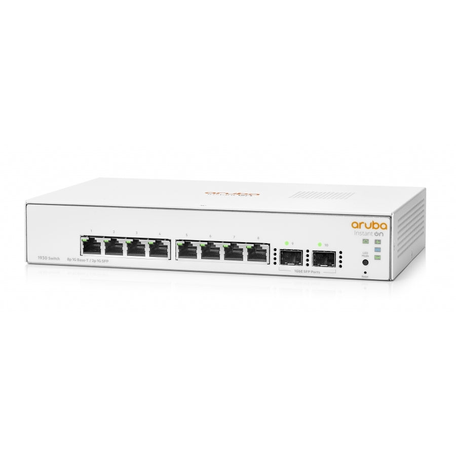 HPE Aruba Networking Networking Instant On Switch 8p Gigabit 2p SFP 1930
