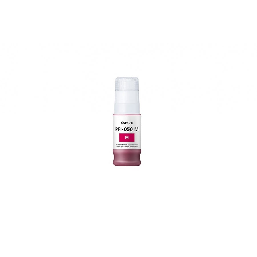 TANQUE DE TINTA CANON PFI-050M MAGENTA, CAPACIDAD 70 ML, COMPATIBLE TA-20,TA-30