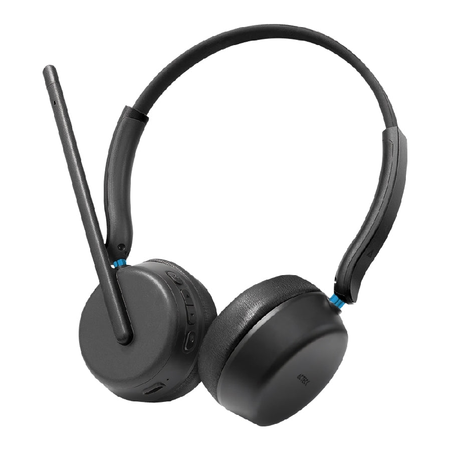 Acteck AC-942386 audífono y auriculare Auriculares Inalámbrico Diadema Llamadas/Música/Deportes/Diario USB Tipo C Bluetooth Negro
