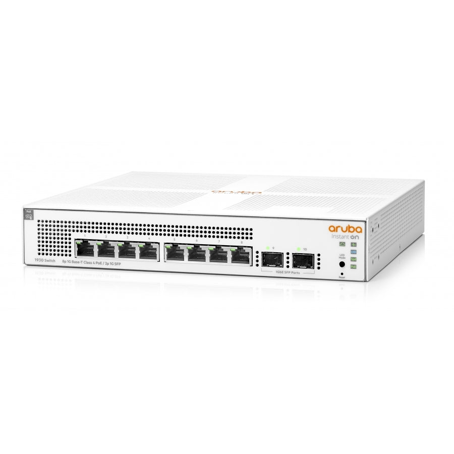 HPE Aruba Networking Networking Instant On Switch 8p Gigabit CL4 PoE 2p SFP 124W 1930