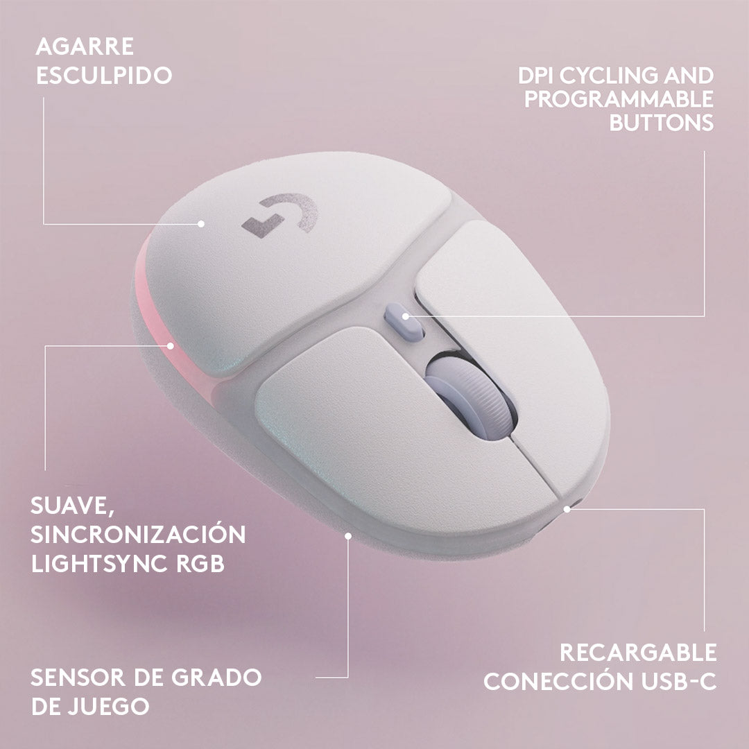 Mouse Inalámbrico Gamer Logitech Aurora Collection G705