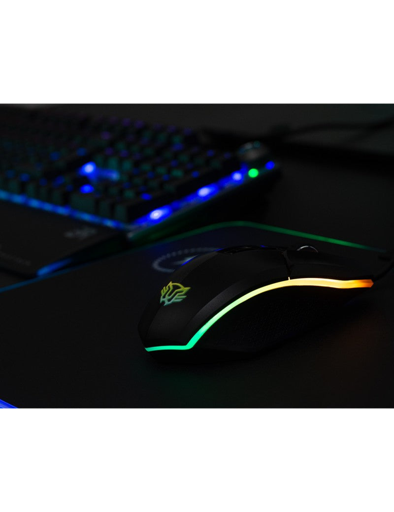 Mouse Helium USB 12000 DPI RGB 7 BOT Y SCROLL PROG