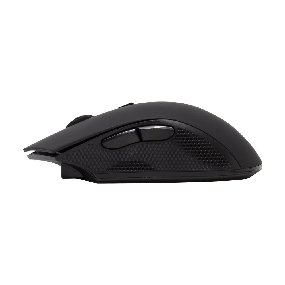 Mouse Vorago Start The Game MO-600 Inalámbrico 2400 dpi 6 Botones Recargable USB Color Negro