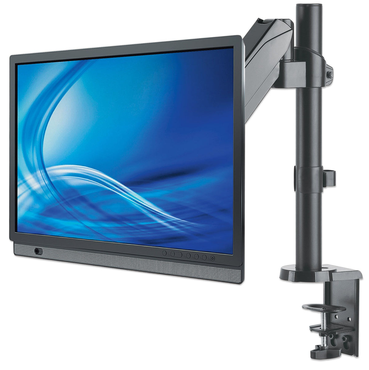 Soporte Monitor Manhattan Universal 17" a 32" Pistón Gas Hasta 8 Kg