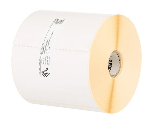 Etiqueta Papel Zebra 4"x6" (1016 x 1524mm) DT Z-Perform 1000D Value sin Recubrimiento Adhesivo Permanente Nucleo d