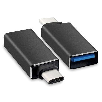 BRobotix 651480 cambiadores de género de cables USB C USB A Negro