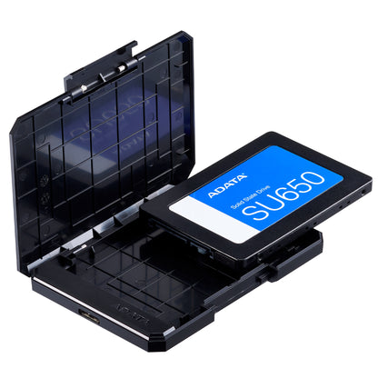 Enclosure SSD Adata EC600 Negro USB 3.2 SATA 2.5" Compatible con 2.5" SATA HDD EC600-BCBK