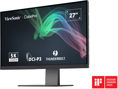 Viewsonic VP2788-5K monitor de computadora 68.6 cm (27") 5120 x 2880 Pixeles 5K Ultra HD LED Negro