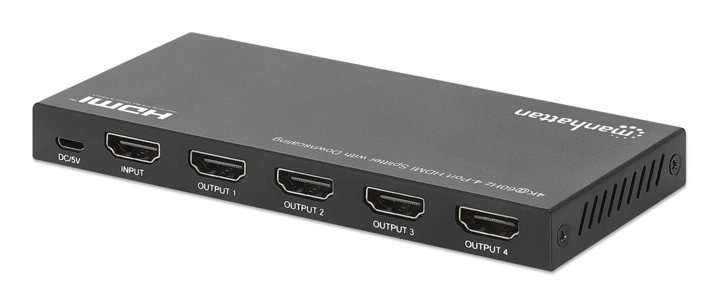Manhattan 208369 divisor de vídeo 4x HDMI