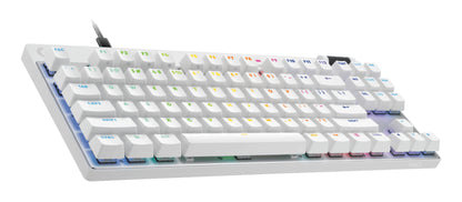 Logitech PRO X TKL Rapid teclado Juego USB QWERTY Inglés Blanco