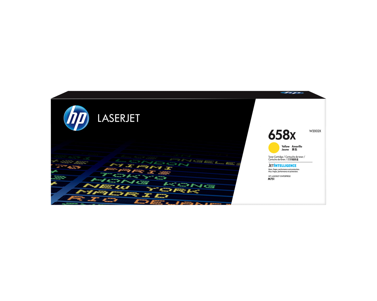 Toner HP LaserJet 658X Amarillo Alto Rendimiento