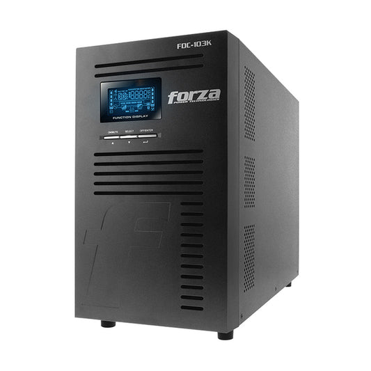 UPS Forza FDC-103K En Línea con Capacidad de 3000VA/3000W 120V 9-NEMA 40-70Hz Negro