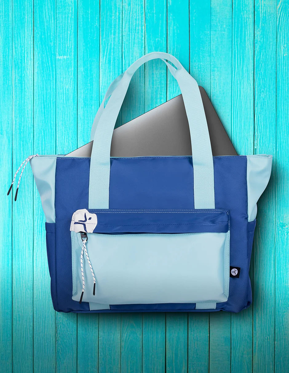 Bolsa Techzone Ocean Tote con compartimiento para laptop
