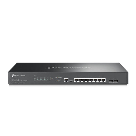TP-Link Omada SG3210XHP-M2 dispositivo de redes Gestionado L2+ 2.5G Ethernet (100/1000/2500) Energía sobre Ethernet (PoE) 1U Negro