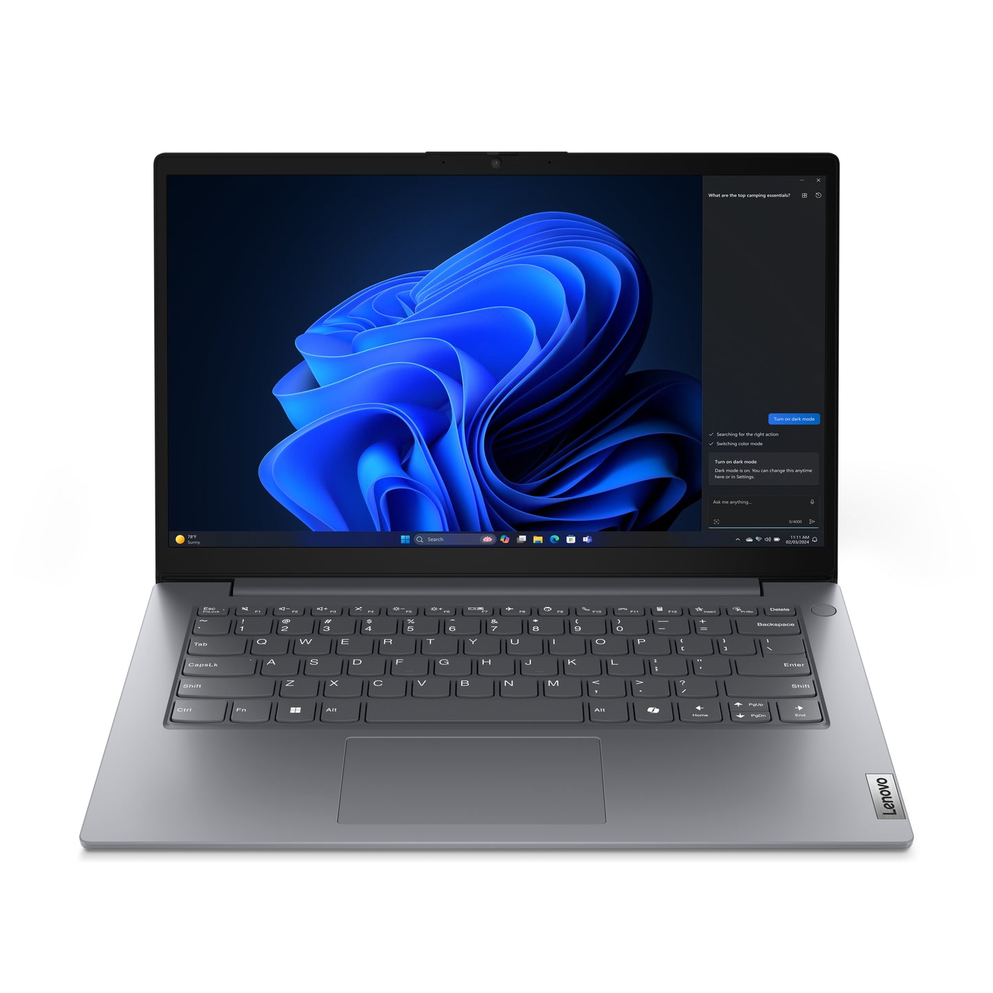 Laptop Lenovo V14 G5 Core i7 14" Windows 11 Pro 64  1 GB 512GB 1CourierCarryin Iron Grey Spanish