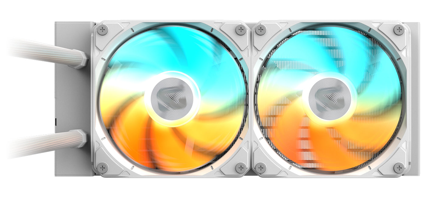 Enfriamiento Líquido Gigabyte GAMING 240 ICE 2x120mm hasta 2200RPM Blanco 1851/1700/115X/1200/AM5/AM4