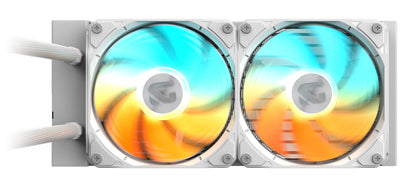 Enfriamiento Líquido Gigabyte GAMING 240 ICE 2x120mm hasta 2200RPM Blanco 1851/1700/115X/1200/AM5/AM4