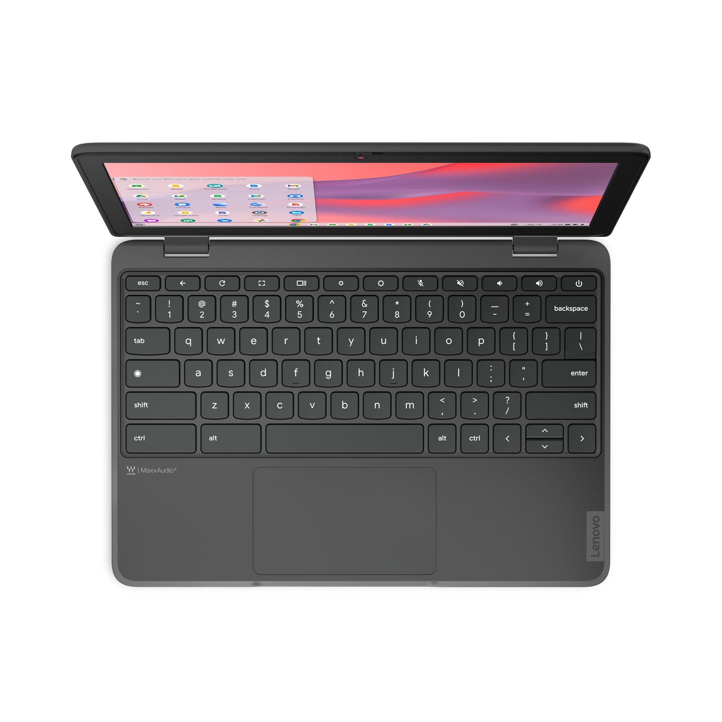 Lenovo 100e Chromebook Gen 4 (Intel) N100 29.5 cm (11.6") Pantalla táctil HD 8 GB LPDDR5-SDRAM 64 GB eMMC Wi-Fi 6 (802.11ax) ChromeOS Español Gris