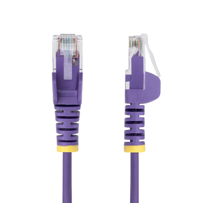 StarTech.com N6PAT15MPLS cable de red Púrpura U/UTP (UTP) Alrededor