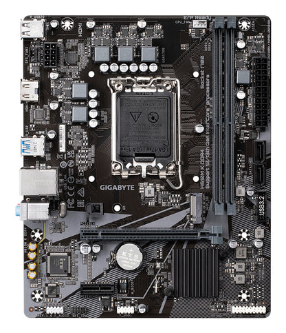 Tarjeta Madre Gigabyte H610M K 2xDDR4 64GB 3200Mhz PCIe 4.0 M.2 1xHDMI S 1700 12th 13th Gen mATX