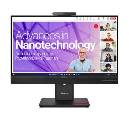 Monitor Lenovo ThinkVision T27QD-4v 27" WLED 2560x1440 120Hz USB-C Antirreflejo Negro