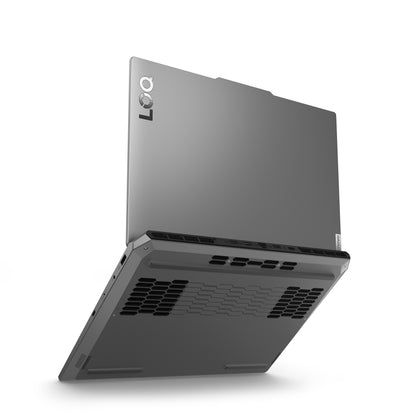Lenovo LOQ 15IAX9 Intel® Core™ i5 i5-12450HX Computadora portátil 39.6 cm (15.6") Full HD 16 GB DDR5-SDRAM 1 TB SSD NVIDIA GeForce RTX 4050 Wi-Fi 6 (802.11ax) Windows 11 Home Español Gris