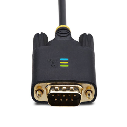 StarTech.com 1P10FFC-USB-SERIAL cable serial Negro USB tipo A DB-9
