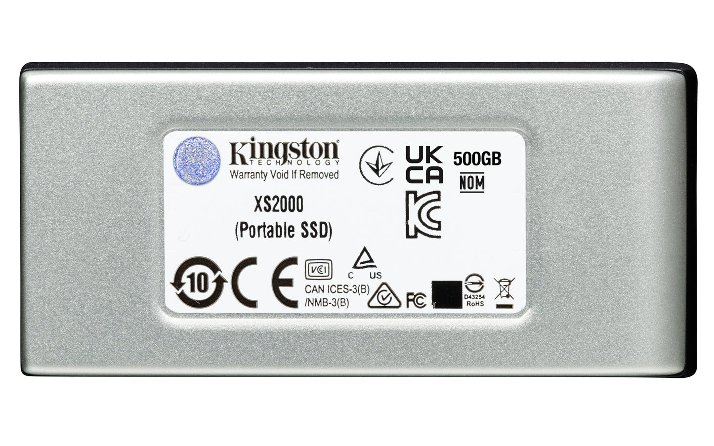 Unidad de Estado Sólido SSD Kingston XS2000 Externo 500GB USB-C