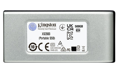 Unidad de Estado Sólido SSD Kingston XS2000 Externo 500GB USB-C