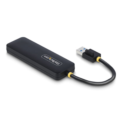 StarTech.com H5A4A-USB-HUB nodo concentrador USB 3.2 Gen 1 (3.1 Gen 1) Type-A 5000 Mbit/s Negro