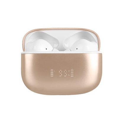 Audifonos Perfect Choice TWS Anc+Enc Intune Beige/Blanco