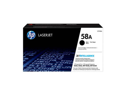 Tóner HP LaserJet 58A Negro